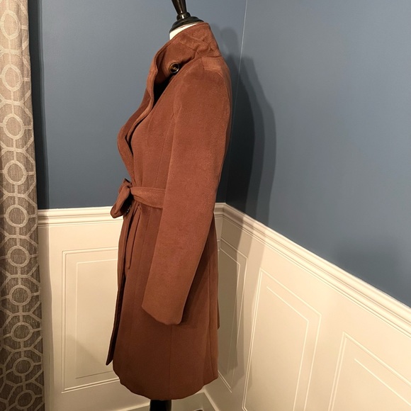 Zicac Chocolate Brown Fall Trench Coat - Picture 2 of 6